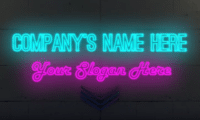 Neon Title Intro