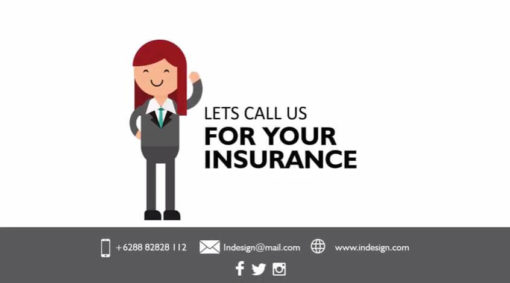 insurance woman animated
